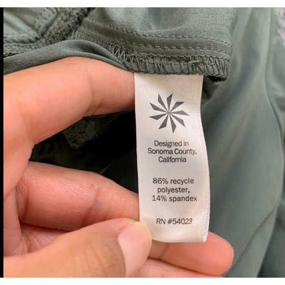 Athleta Pants Womens 6 Ivy Aspire Ankle Mid Rise Semi Fitted Tapered Cinch Leg - Picture 8 of 12